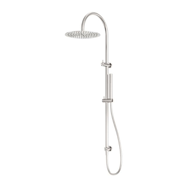 Nero Zen SS316L Twin Shower Brushed Nickel NR162205c02BN - The Blue Space