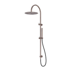 Nero Zen SS316L Twin Shower With Outdoor Shower Hose Brushed Bronze NR162205c01BZ - The Blue Space