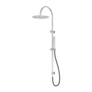 Nero Zen SS316L Twin Shower With Outdoor Shower Hose Brushed Nickel NR162205c01BN - The Blue Space