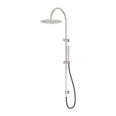 Nero Zen SS316L Twin Shower With Outdoor Shower Hose Brushed Nickel NR162205c01BN - The Blue Space