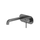 Nero Zen SS316L Wall Basin/Bath Mixer 185mm Spout Graphite NR162210a185GR - The Blue Space