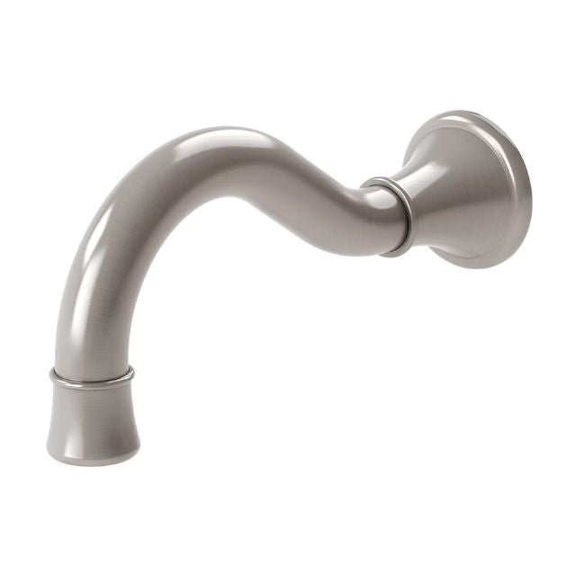 Phoenix Nostalgia Basin Bath Outlet 180mm Shepherd Crook - Brushed Nickel