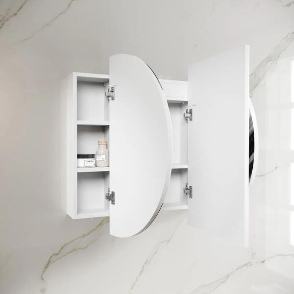 Otti Bondi 1500 Led Shaving Cabinet Matte White LED-BOSV1590W