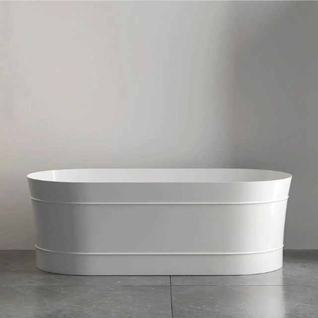 Buy Online Otti Bondi 1700 Freestanding Bath - Gloss White ABBT-1700 - The Blue Space