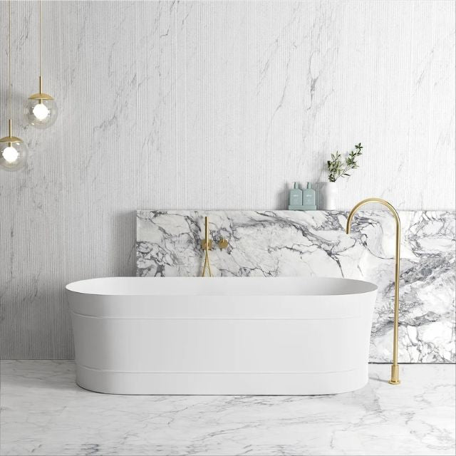 Otti Bondi 1700 Freestanding Bath - Gloss White ABBT-1700 - The Blue Space