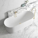 Buy Online Otti Bondi 1700 Freestanding Bath - Matte White ABBT-1700-MW - The Blue Space