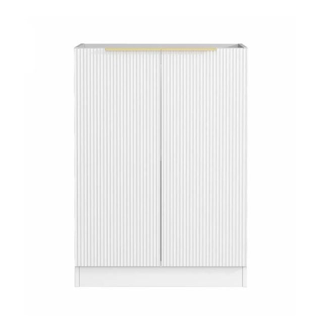 Buy Otti Bondi 1715mm Fluted Laundry Set A - White Include 632mm Fluted Floor Standing Cabinet - The Blue Space