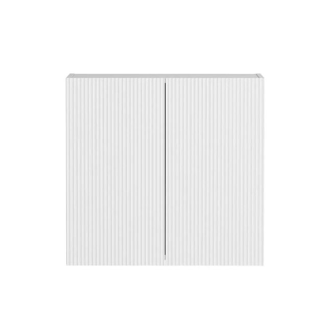 Buy Otti Bondi 1715mm Fluted Laundry Set A - White Include 632mm Fluted Wall Cabinet - The Blue Space