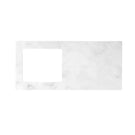 Cloudy Carrara Stone Top for Otti Hampshire 1305mm Laundry Set A - White - The Blue Space
