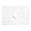 Otti Hampshire 600mm Curve Wall Hung Vanity Matte White With Natural Carrara Marble Stone Top BOH600WST-NCA - The Blue Space
