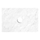 Otti Hampshire 750mm Curve Wall Hung Vanity Matte White With Natural Carrara Marble Stone Top BOH750WST-NCA - The Blue Space