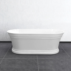 Otti Hampton 1500 Freestanding Bath - Gloss White OCBT-1500 - The Blue Space