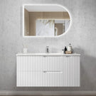 Otti Noosa 1200mm Wave Board Wall Hung Vanity with Slimline Ceramic Top