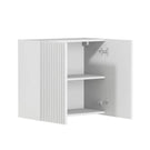 Buy Otti Noosa 1715mm Laundry Set A - White Include 632mm Fluted Wall Cabinet - The Blue Space