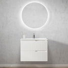 Otti Noosa 750mm Wave Board Wall Hung Vanity with Slimline Ceramic Top