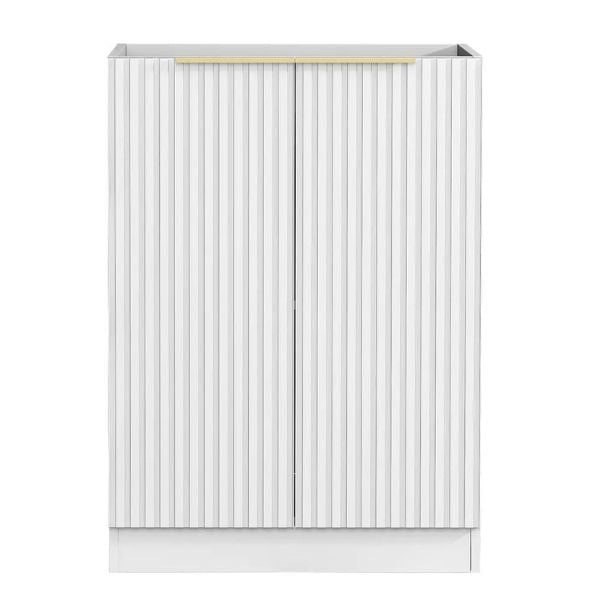 Otti Noosa Fluted White 650mm Mini Laundry