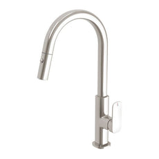 Phoenix Nuage Pull Out Sink Mixer Brushed Nickel 129-7105-40-1 - The Blue Space