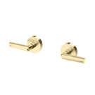 Phoenix Vivid Slimline Plus Lever Wall Top Assemblies 15mm Extended Spindles Brushed Gold 119-0671-12-1 - The Blue Space