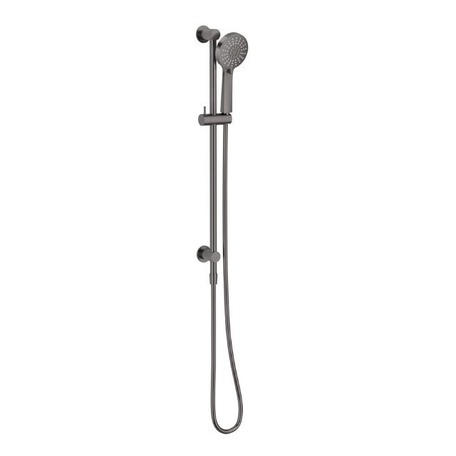 Phoenix Vivid Slimline Water Through Rail Hand Shower Brushed Carbon VS687-31 - The Blue Space