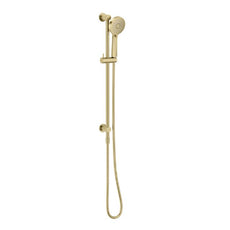 Phoenix Vivid Slimline Water Through Rail Hand Shower Brushed Gold VS687-12 - The Blue Space