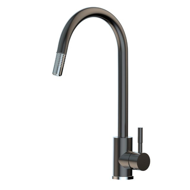 Suprema Xpress Fit Xplorer Retractable Sink Mixer - Black Bling XFIT900RKM_BP - The Blue Space