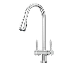 Suprema Xpress Fit Xquisite Dual Handle Retracable Sink Mixer - Chrome XFIT1030RKM_PS - The Blue Space