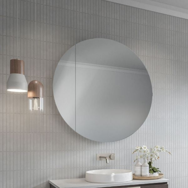Timberline Havana Bathroom Mirror & Shaving Cabinet 900mm - The Blue Space
