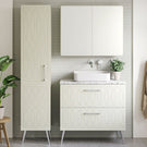 Timberline Sutherland House Deco Freestanding Vanity White 600 750 900 1200 1500 1800 - The Blue Space