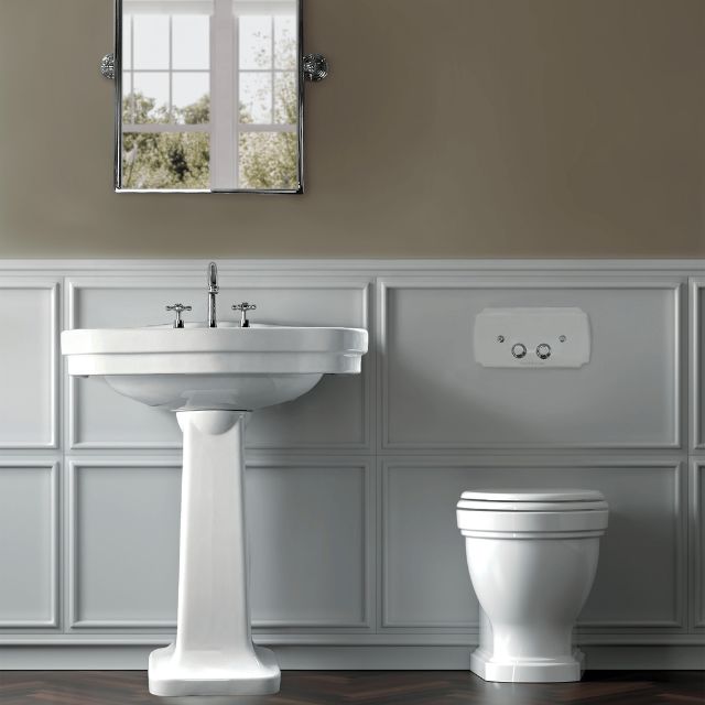 Turner Hastings Claremont Wall Faced Toilet with Geberit Sigma In-Wall Cistern Lifestyle 3 - The Blue Space