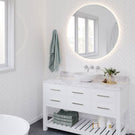 Style Turner Hastings Fino Round 379 Above Counter Fireclay Basin - Gloss White FI3790CTB  - The Blue Space