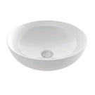 Turner Hastings Fino Round 379 Above Counter Fireclay Basin - Gloss White FI3790CTB  - The Blue Space