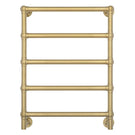 Front Turner Hastings Mayer Liquid-Filled Heated Towel Rail - Brushed Brass MA602HTR-BB - The Blue Space