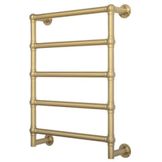 Turner Hastings Mayer Liquid-Filled Heated Towel Rail - Brushed Brass MA602HTR-BB - The Blue Space