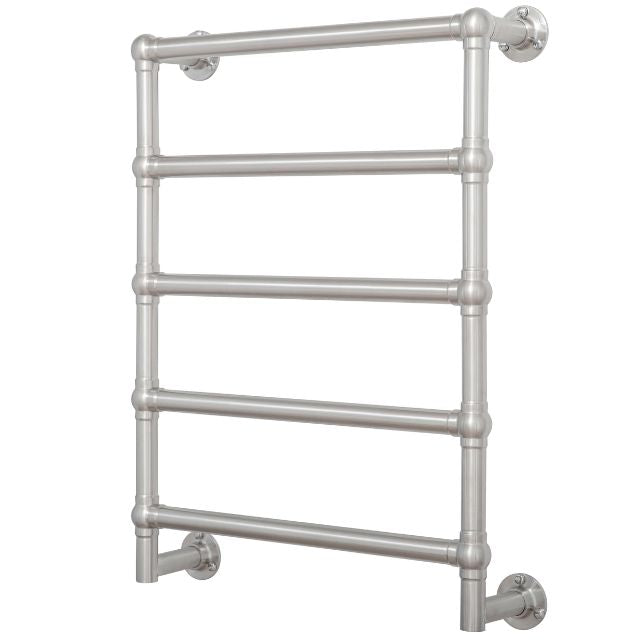 Turner Hastings Mayer Liquid-Filled Heated Towel Rail - Brushed Nickel MA603HTR-BN - The Blue Space