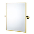 Turner Hastings Mayer Pivot Rectangle Mirror 610mm x 495mm - Brushed Brass MAR462-BB - The Blue Space