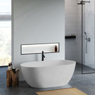 Lifestyle Turner Hastings Narva 1600 MagnaCast Free Standing Bath - Matte White NA1600MCB - The Blue Space