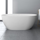 Style Turner Hastings Narva 1600 MagnaCast Free Standing Bath - Matte White NA1600MCB - The Blue Space