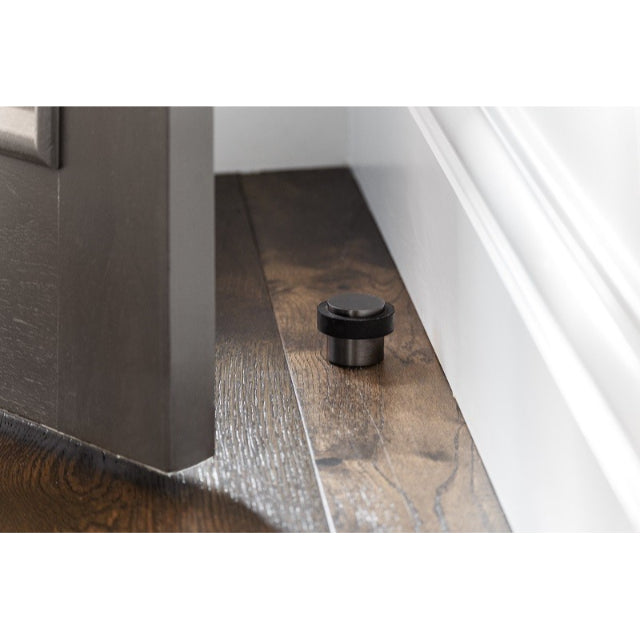 Lifestyle Zanda Floor Mounted Door Stop - Graphite Nickel 5256.GN - The Blue Space