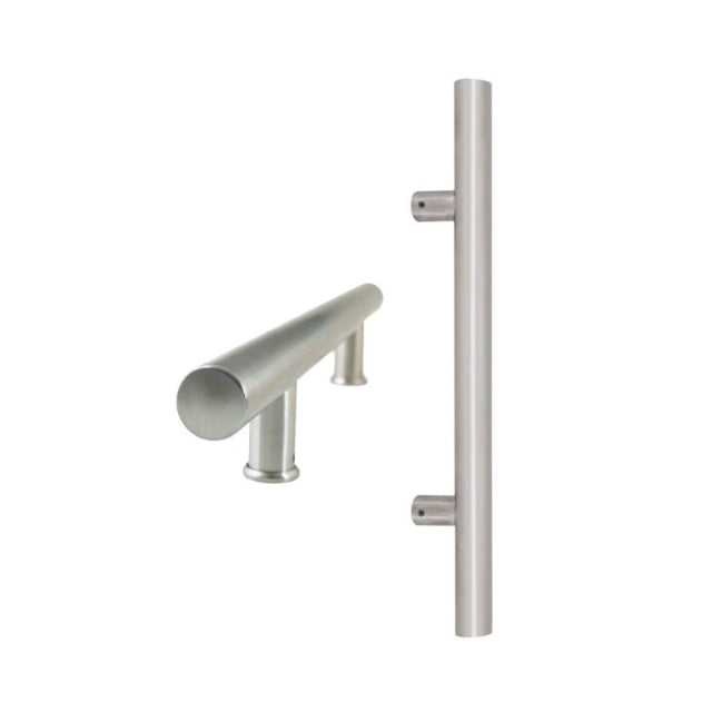 Zanda Round Profile Pull Handles 1200mm Stainless Steel 7093.BB.SS - The Blue Space