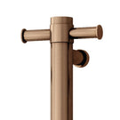 Close Up Thermogroup Thermorail 12 Volt Single Heated Towel Rail - Brushed Bronze VS900HBZ - The Blue Space