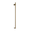 Thermogroup Thermorail Thin/Round 240Volt Vertical Heated Towel Rail - Brushed Brass VTH900BB - The Blue Space