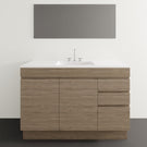 Timberline Indiana Floor Standing Vanity With Alpha Ceramic Top - 1200mm Centre Basin IND-V-1200-C-APH-F | The Blue Space