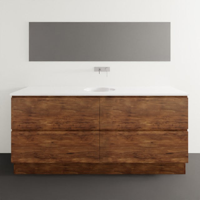 Timberline Nevada Plus Floor Standing Vanity with SilkSurface Top & Under Counter Basin - 1800mm Single Basin NEVP-V-1800-C-SSU-F | The Blue Space