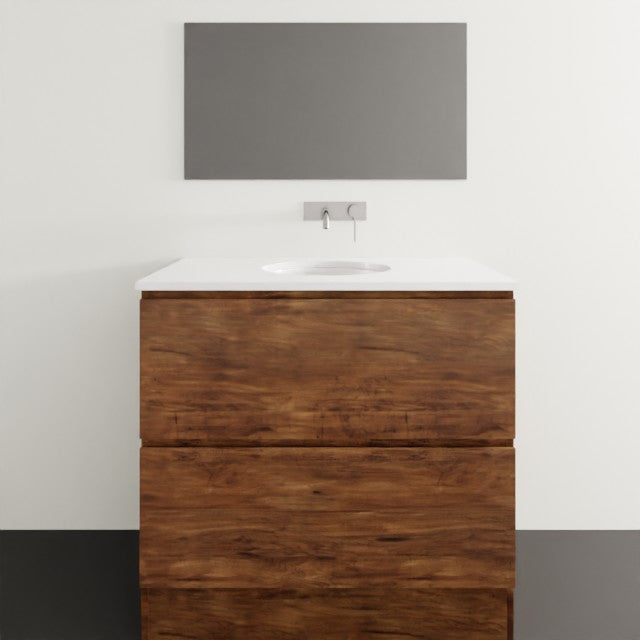 Timberline Nevada Plus Floor Standing Vanity with SilkSurface Top & Under Counter Basin - 900mm Single Basin NEVP-V-900-C-SSU-F | The Blue Space