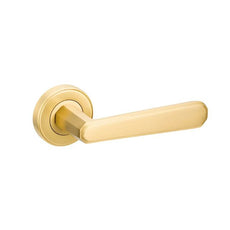 Vienna Entrance Set 60mm Key/Turn Satin Brass 9350.E2.SB - The Blue Space