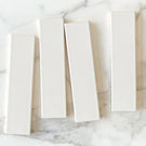 White Bella Subway Tile Matte 65 x 265 x 6mm Ceramic  | The Blue Space