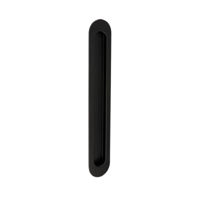 Zanda Duke Flush Pull 250 x 40mm Matte Black 5314.BLK - The Blue Space