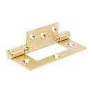 Zanda Fast-fix Bearing Hinge 100 x 70mm Satin Brass 5908.SB - The Blue Space