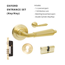 Zanda Oxford Entrance Set 70mm Key/Key Satin Brass 10074.3.SB - The Blue Space