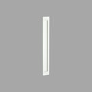 Zanda Verve Flush Pull 300 x 37mm White 5306.WHT - The Blue Space